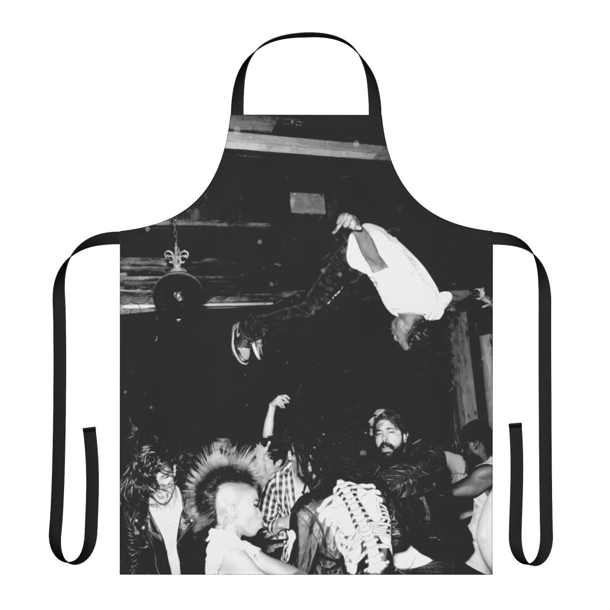 Playboi Carti inspired black kitchen apron with graphic design