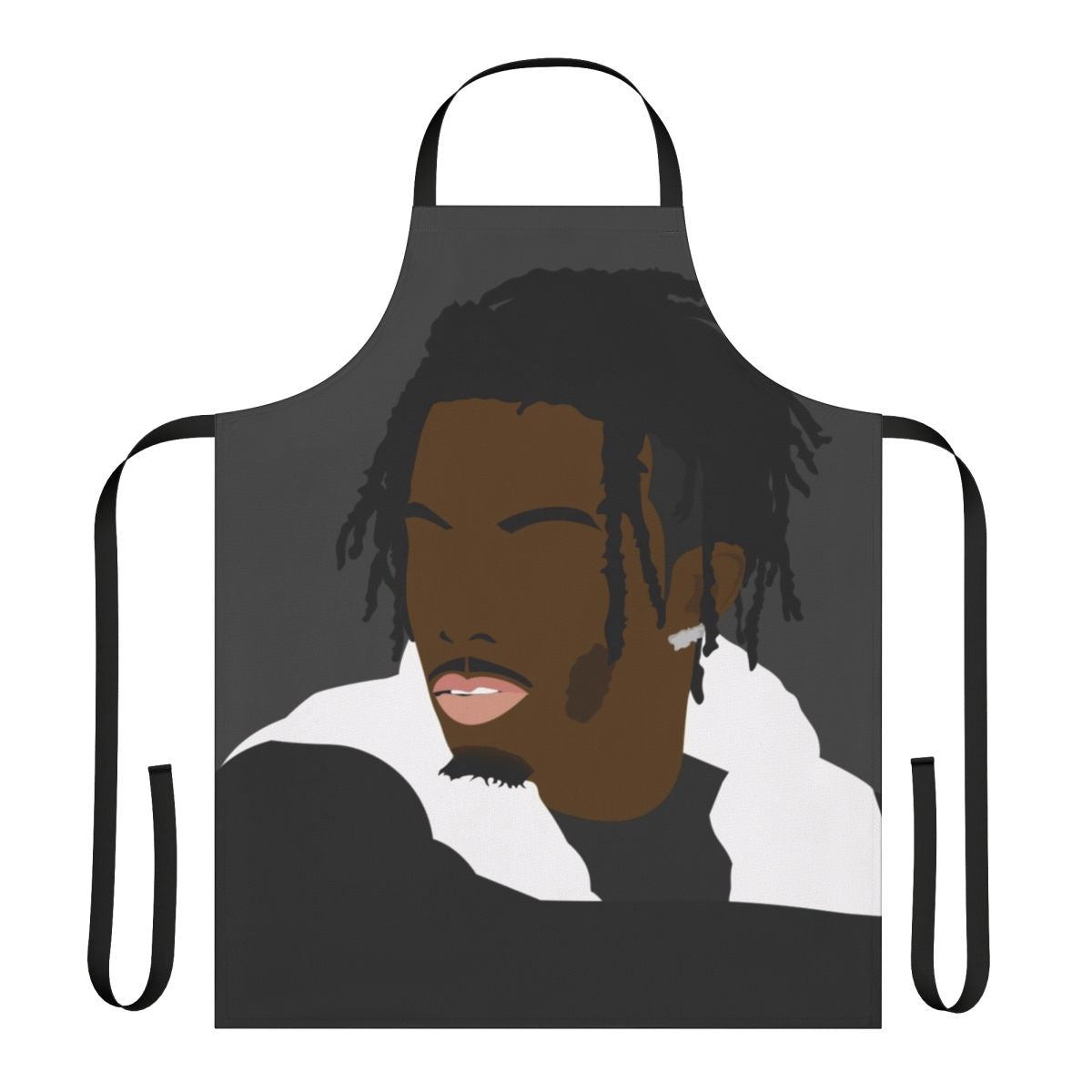 Playboi Carti inspired kitchen apron with rap music design