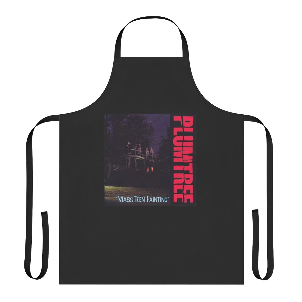 Plumtree-inspired fainting apron featuring a pop culture design for alternative music and indie rock enthusiasts