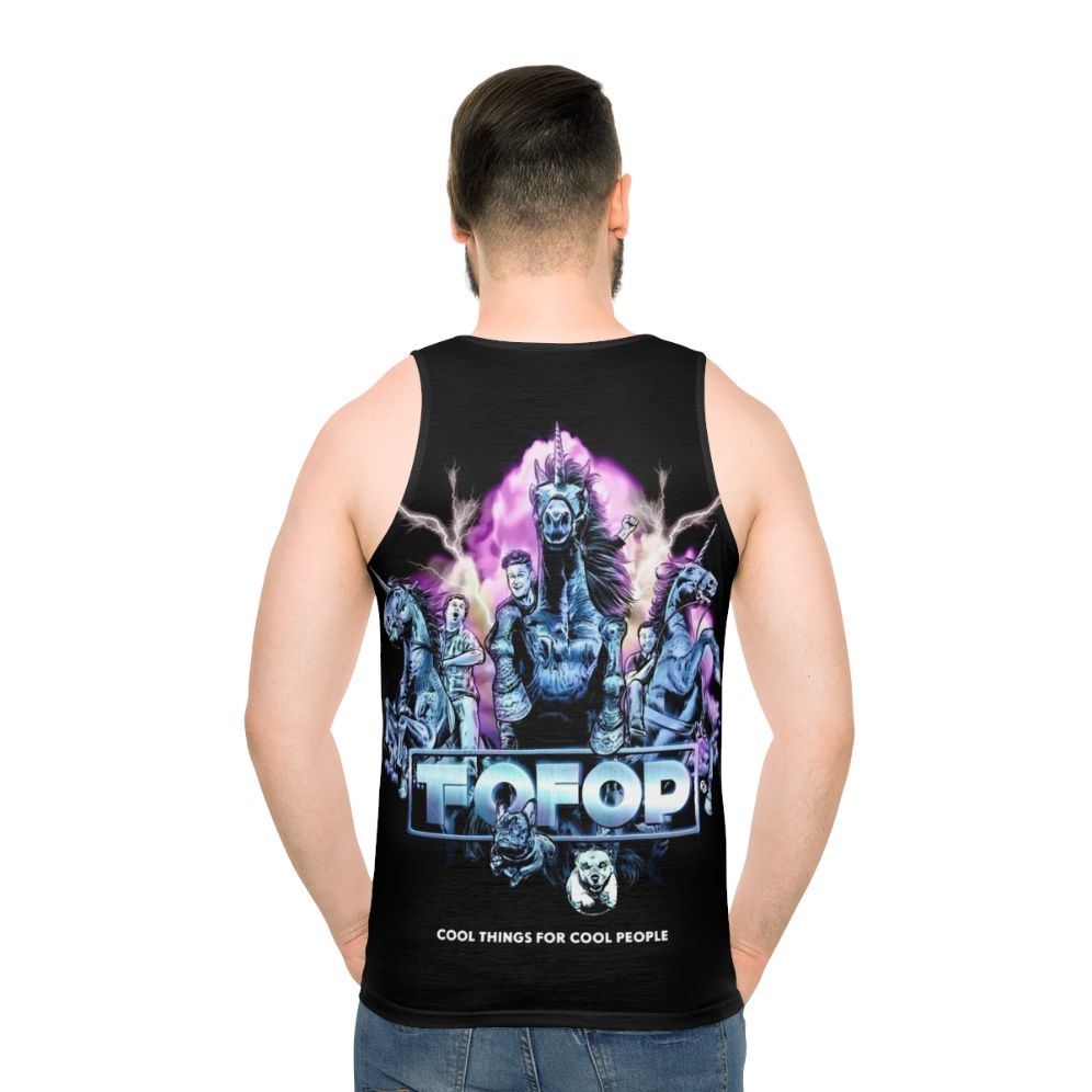Podcast Fan Unisex Tank Top featuring Tofop Fofop Cool Things design
