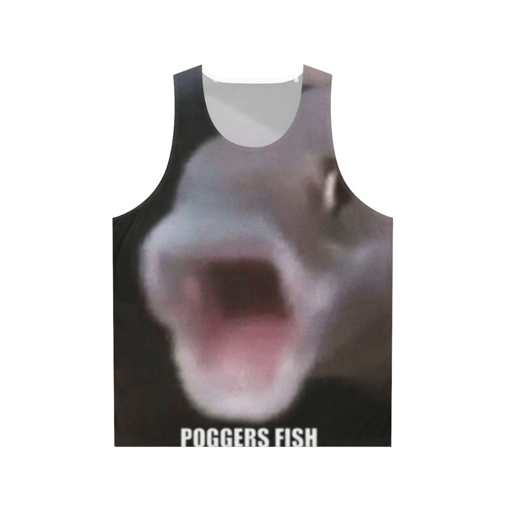 Unisex pog fish poggers fish tank top