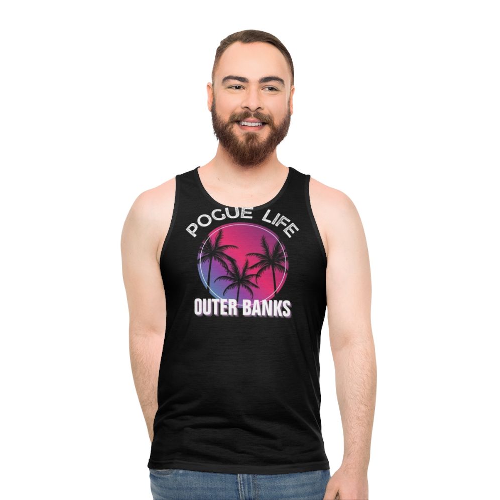 Pogue Life Unisex Sunset Design Tank Top