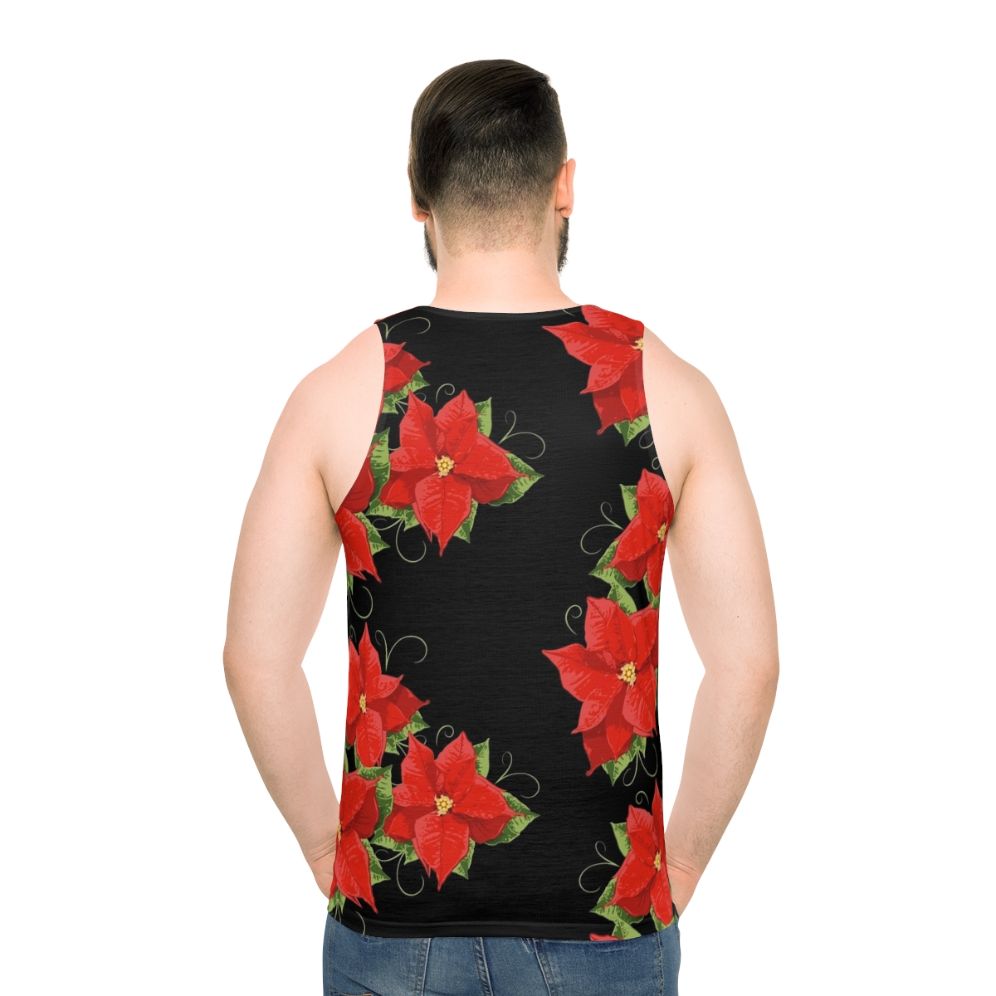 Poinsettia Christmas Flower Unisex Tank Top