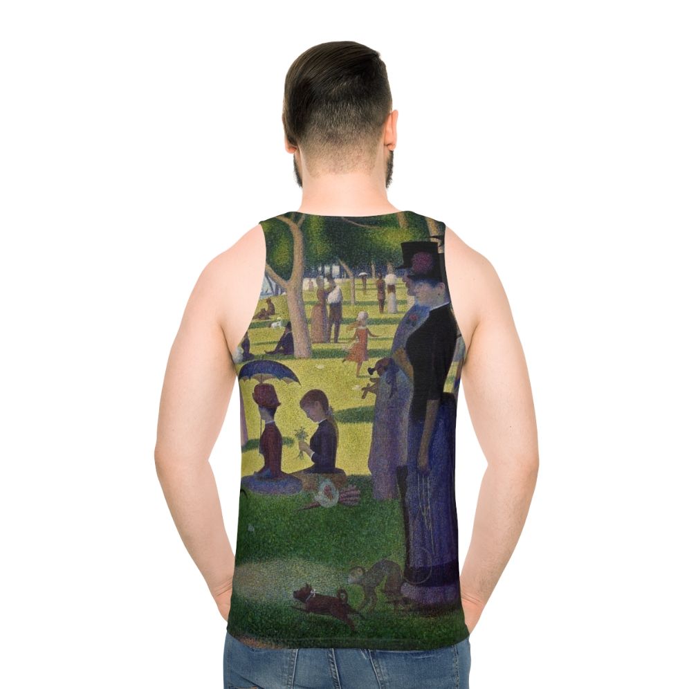 Pointillist Sunday Afternoon Unisex Tank Top