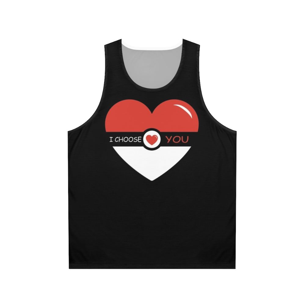 Pokeball Valentine's Day Unisex Tank Top