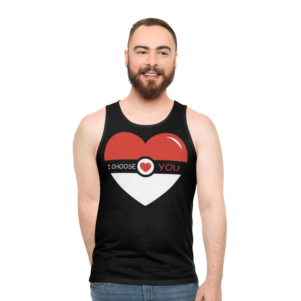 Pokeball Valentine's Day Unisex Tank Top