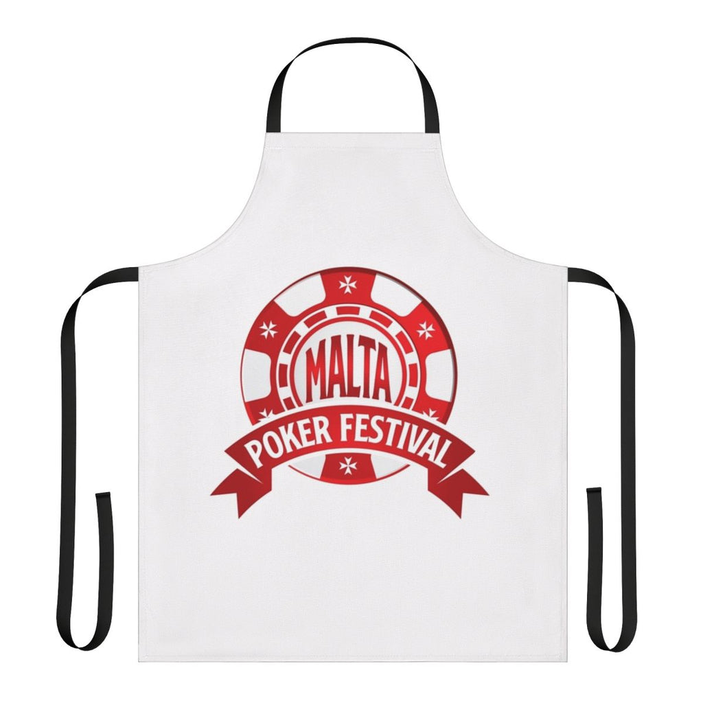 Poker player's apron with casino game designs for WSOP and other poker festivals