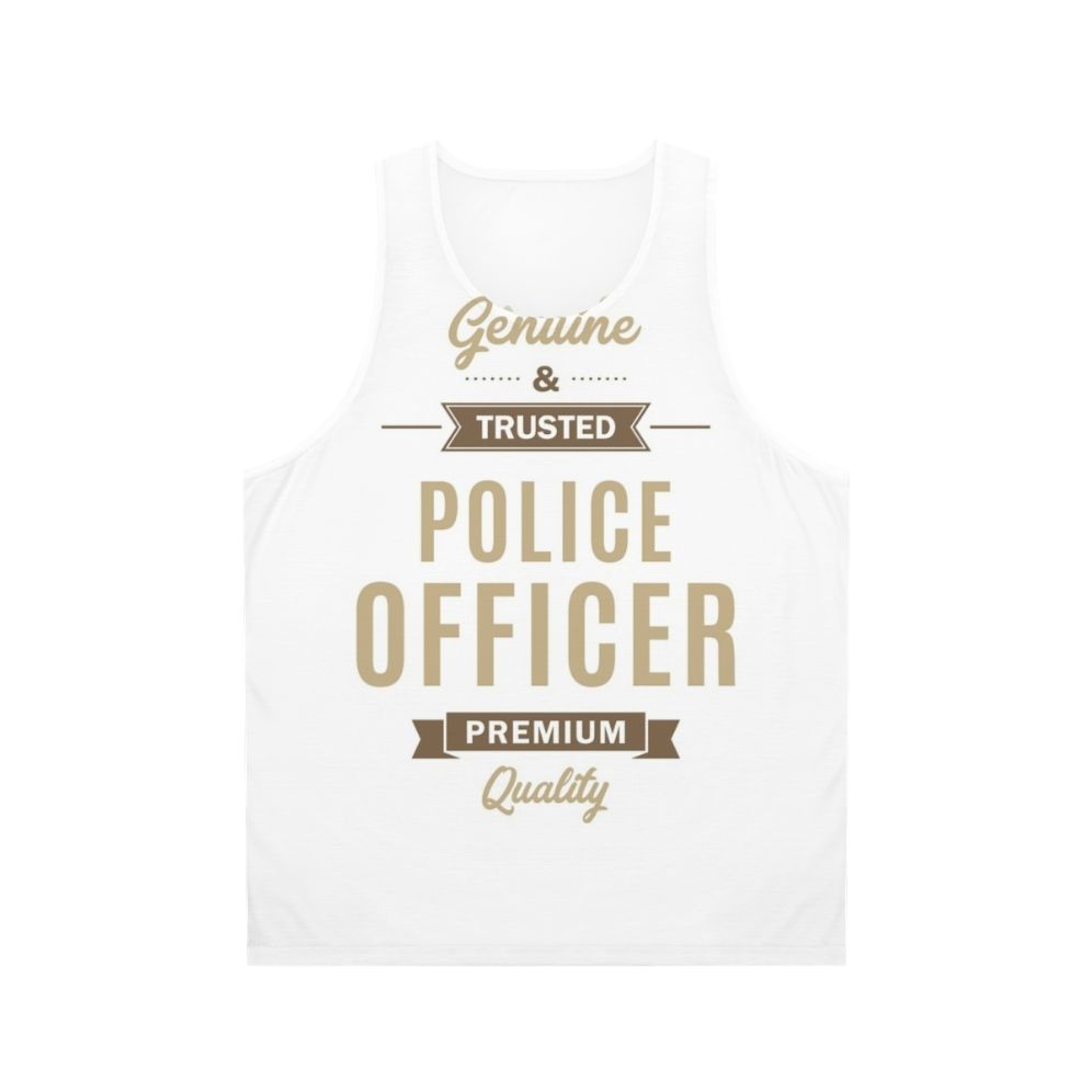 Police Officer Unisex Tank Top