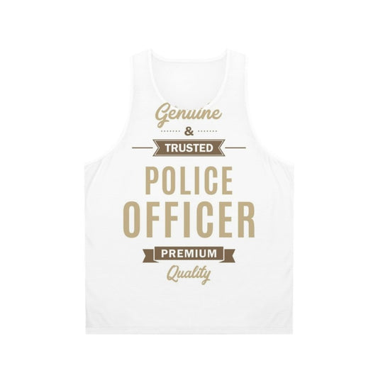 Police Officer Unisex Tank Top
