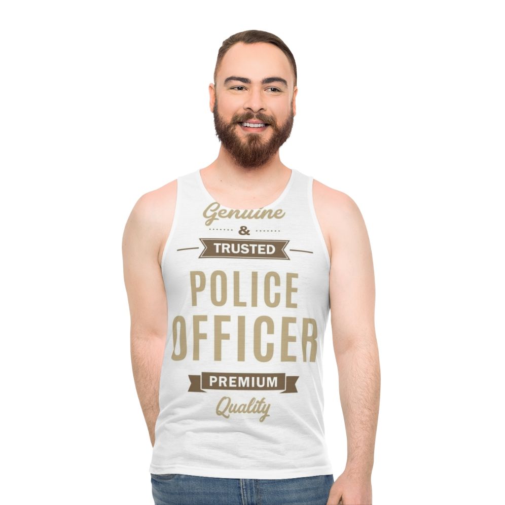 Police Officer Unisex Tank Top