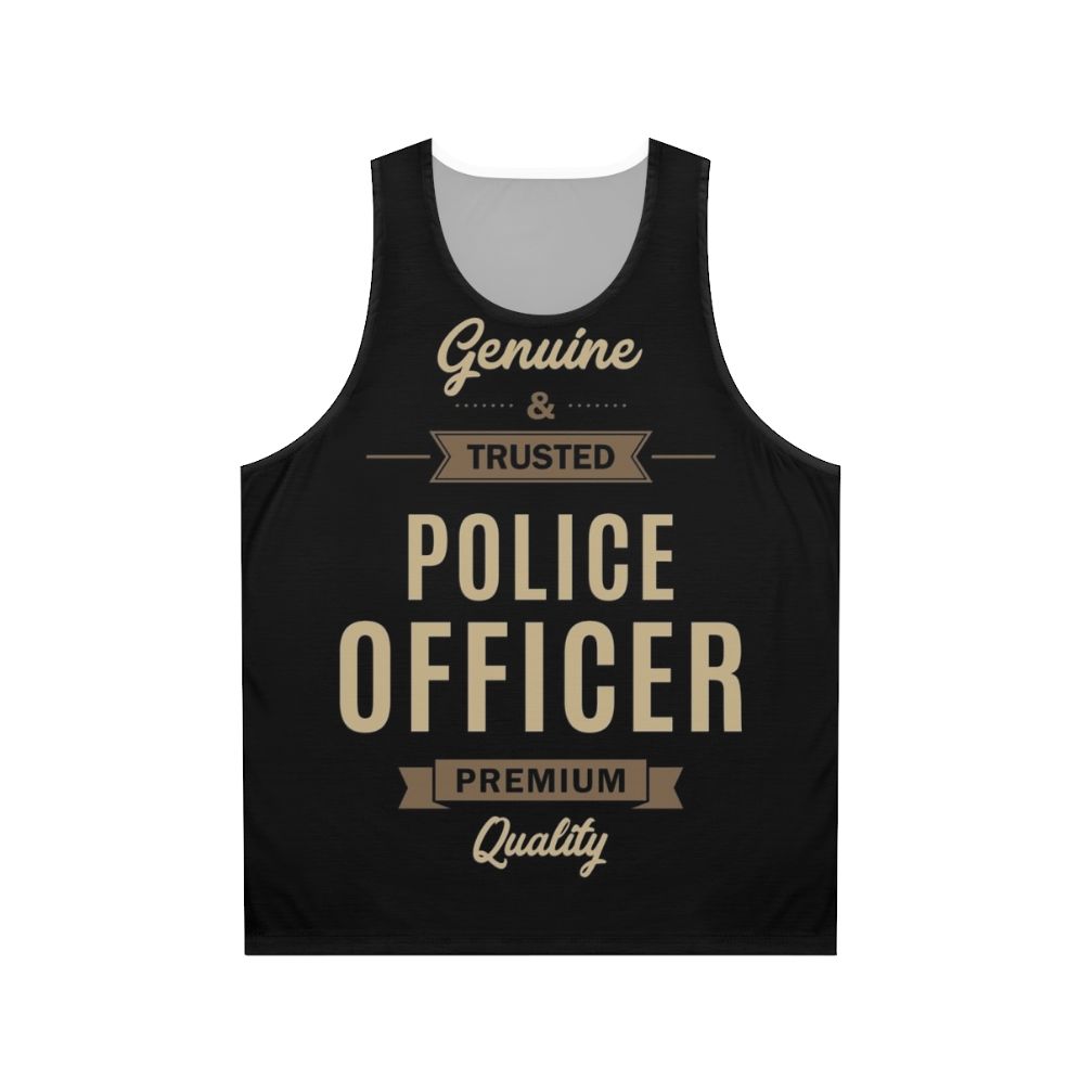 Police Officer Unisex Tank Top 2