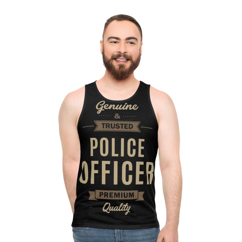 Police Officer Unisex Tank Top 2
