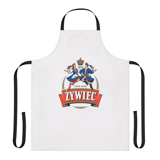 Polish apron featuring the Zywiec Polska beer logo and coat of arms