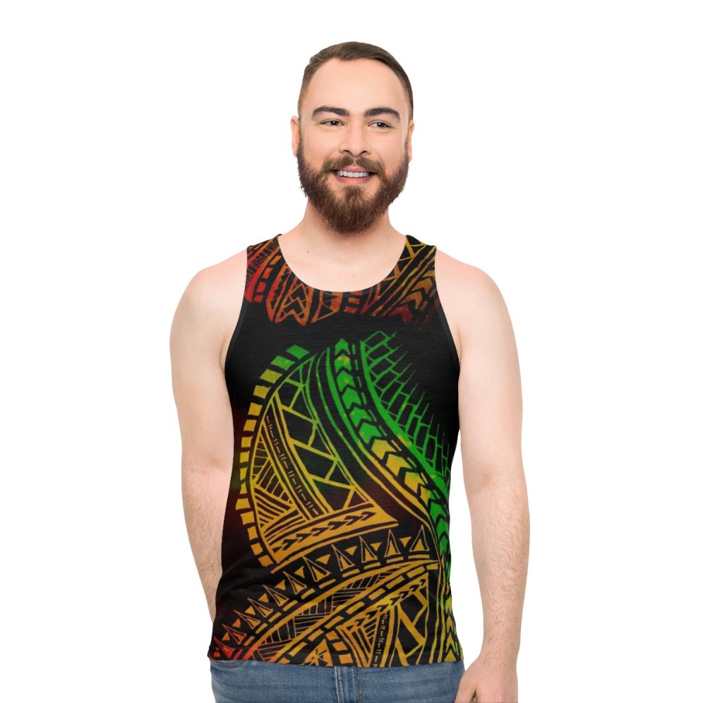 Polynesian Tribal Unisex Tank Top