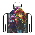 Pony girls-inspired apron featuring Twilight Sparkle and Sunset Shimmer from Equestria Girls