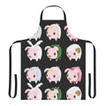 Poogie Piggie monster hunter themed apron with fan art design