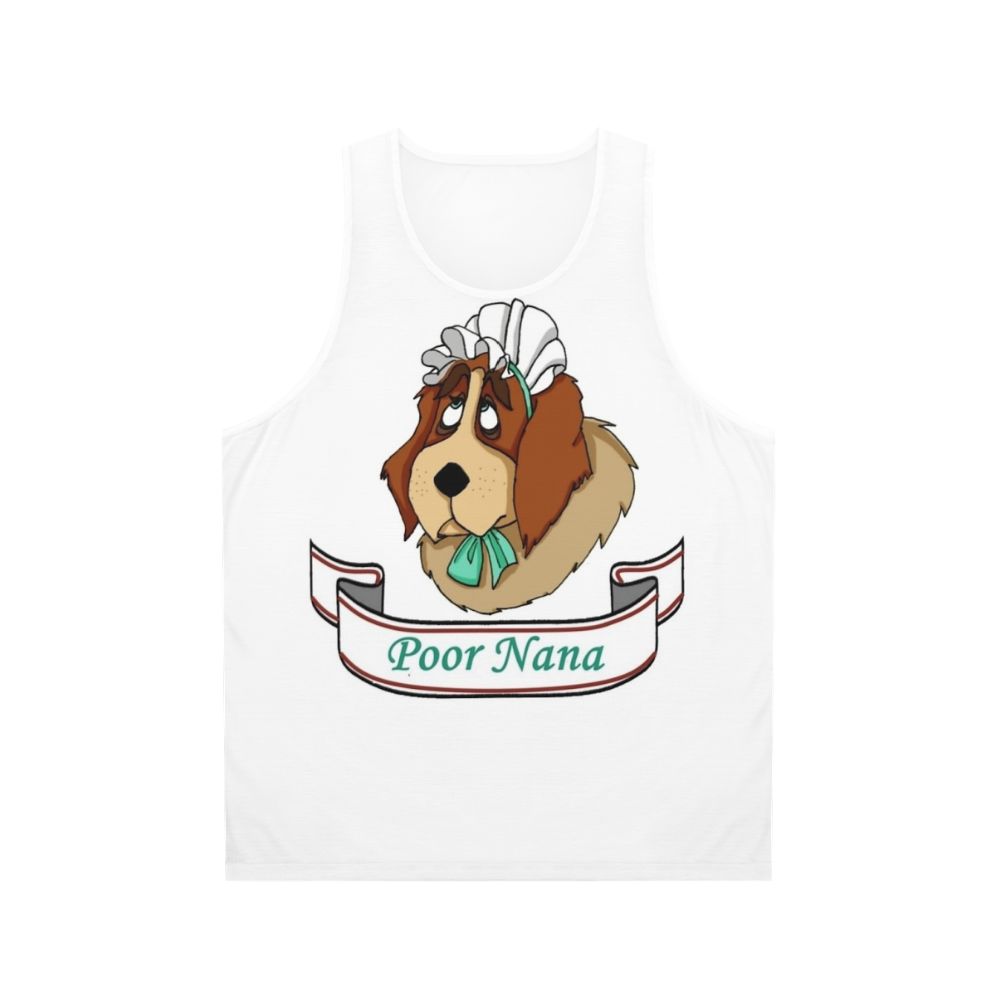 Poor Nana Unisex Tank Top with Peter Pan, Tinker Bell, and Neverland Graphics