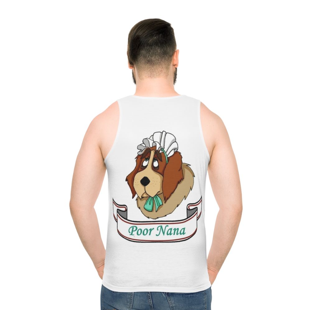 Poor Nana Unisex Tank Top with Peter Pan, Tinker Bell, and Neverland Graphics