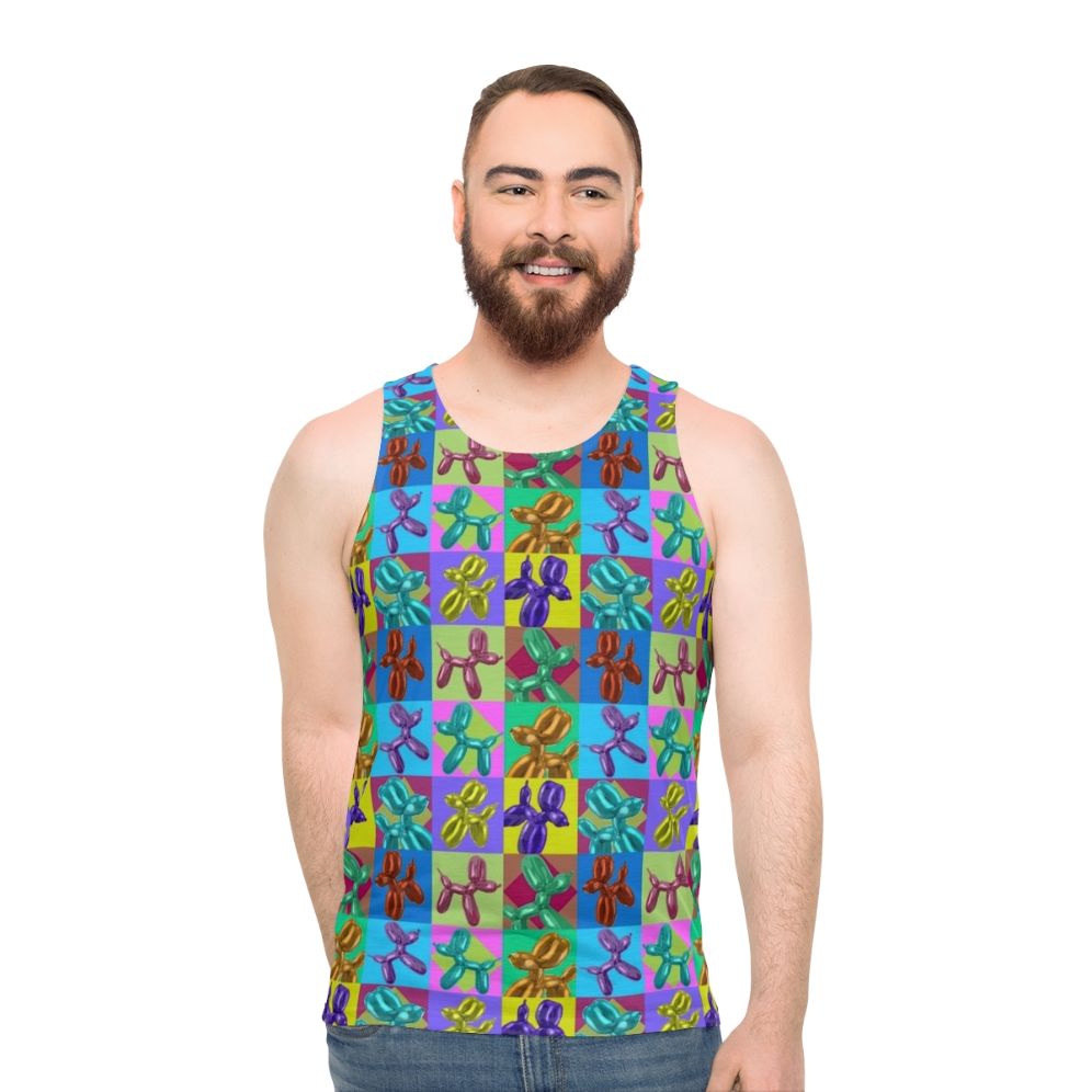 Pop Art Balloon Dogs Unisex Tank Top