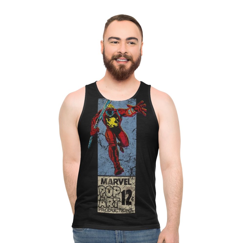 Pop Art Britain Superhero Retro Tank Top