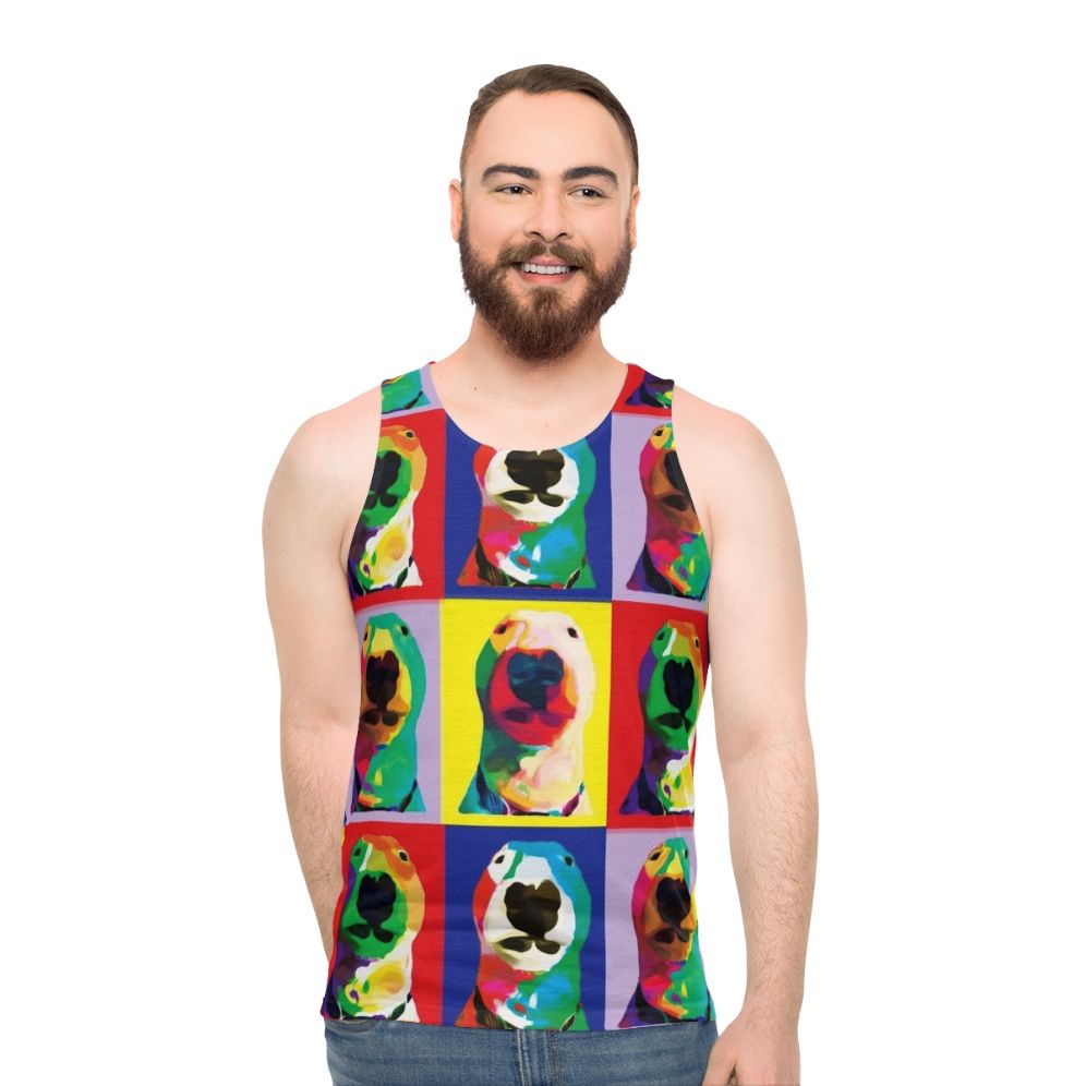 Pop Art Bull Terrier Unisex Tank Top