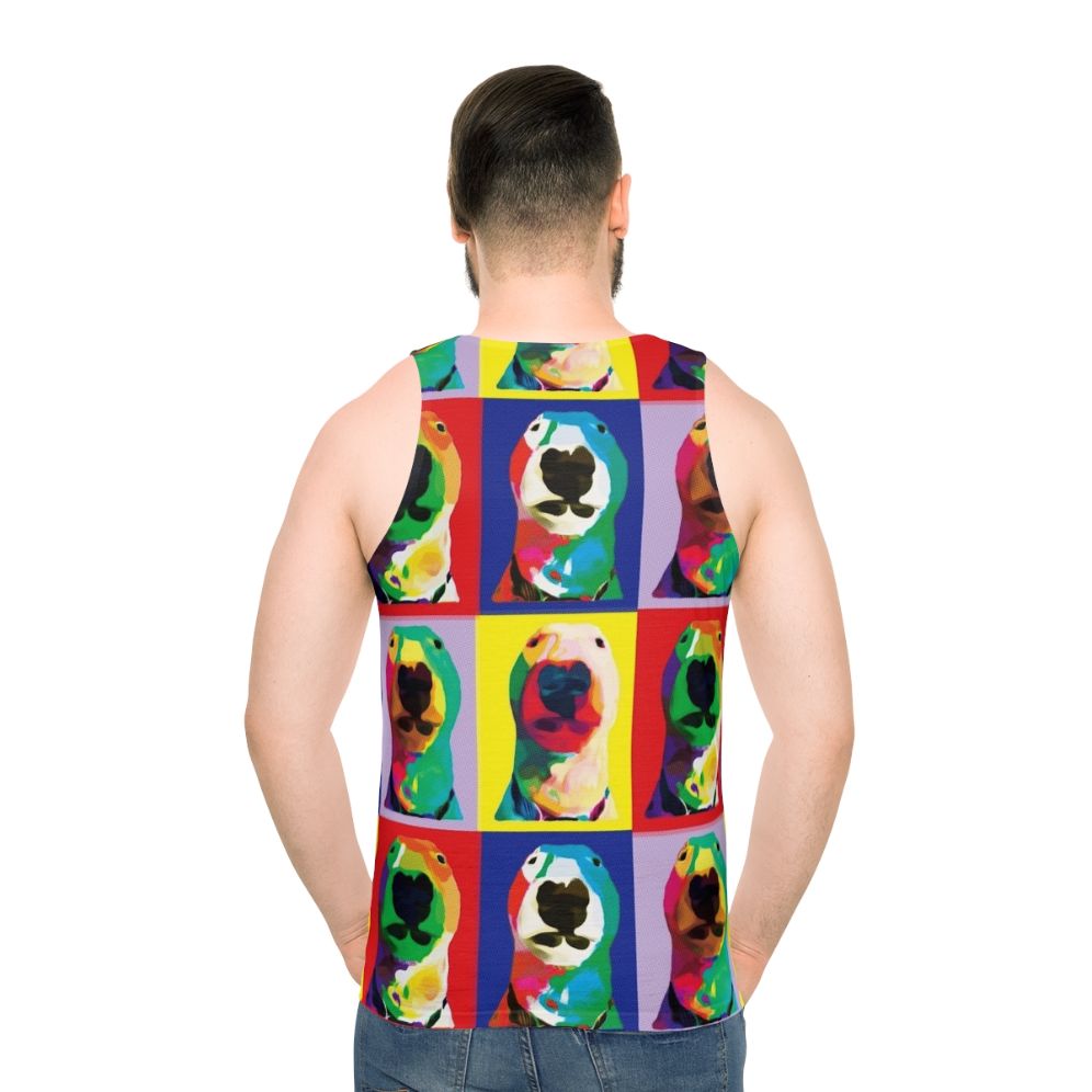 Pop Art Bull Terrier Unisex Tank Top