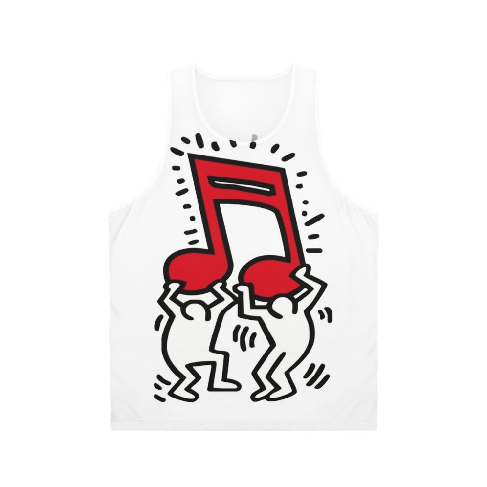Pop Art Music Note Unisex Tank Top