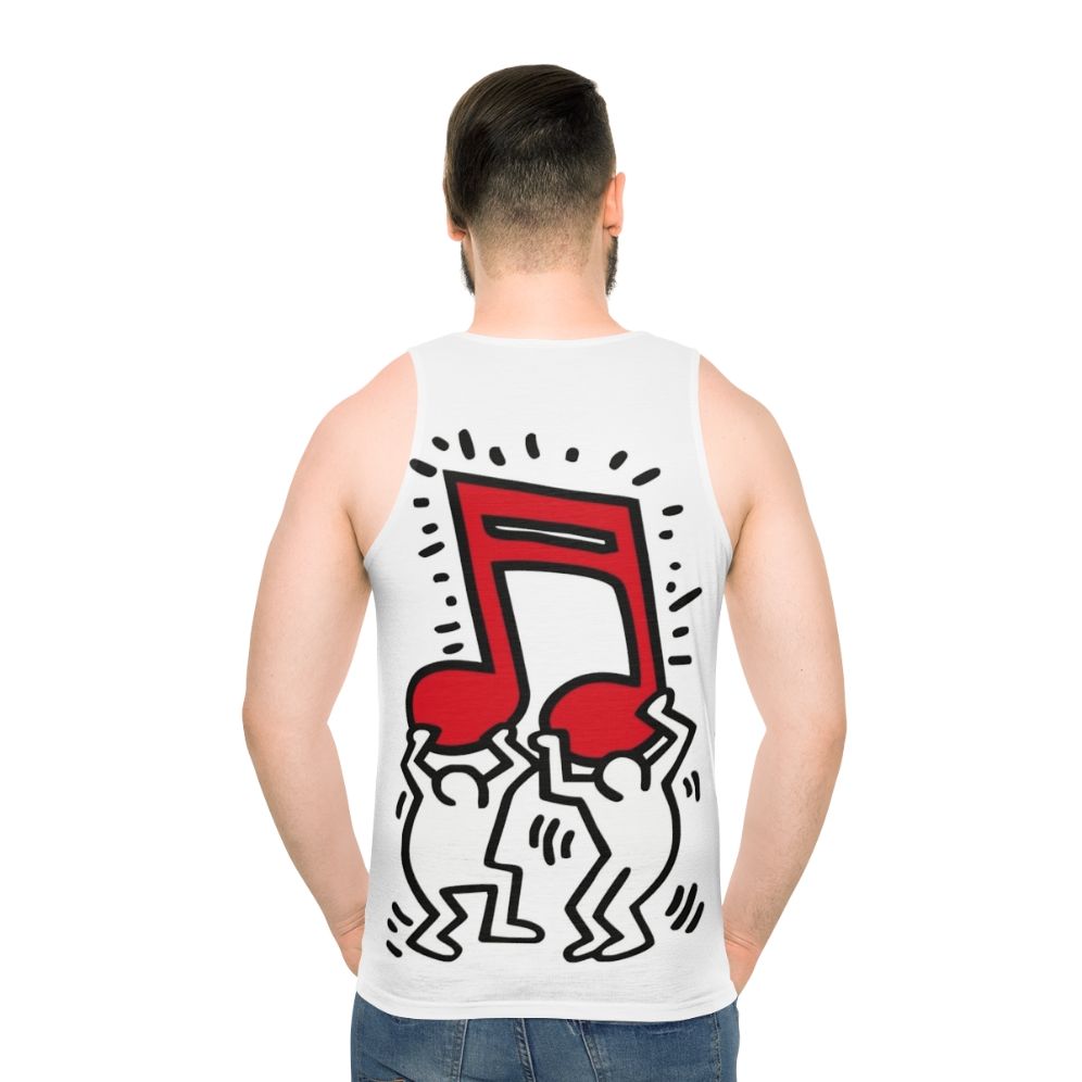 Pop Art Music Note Unisex Tank Top