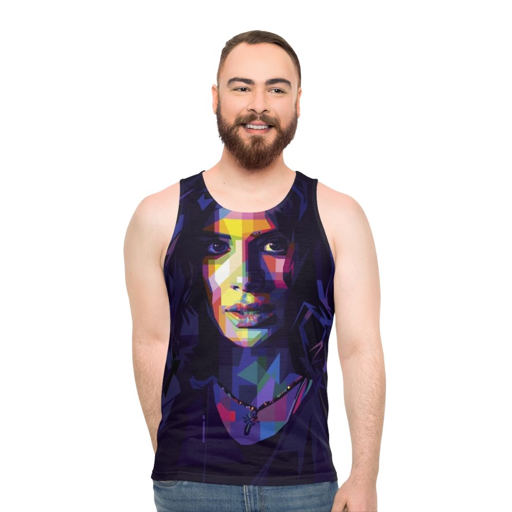 Pop Art Unisex Tank Top featuring Diane Guerrero as Crazy Jane from Doom Patrol TV Series