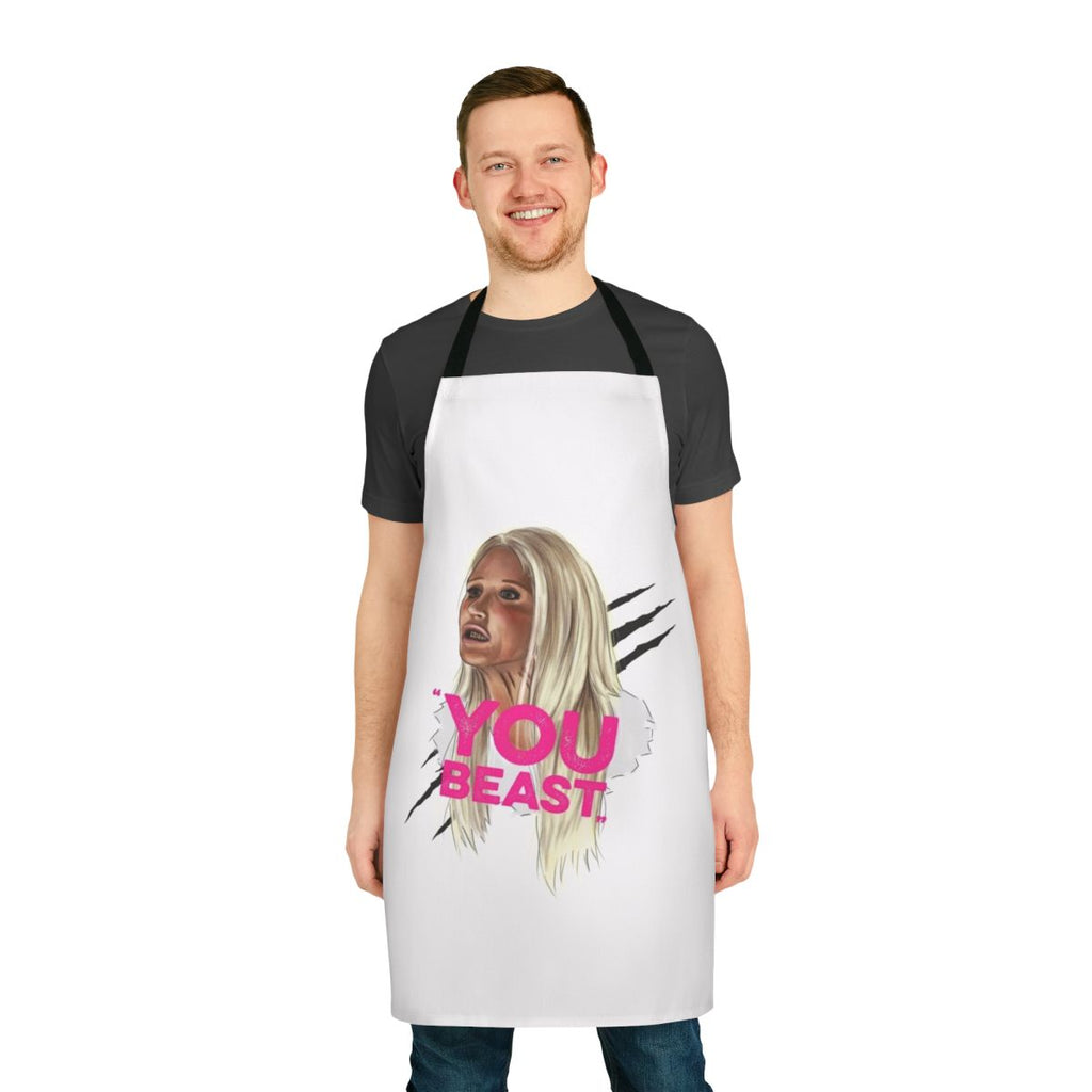 Real Housewives Kim Richards inspired apron with 80s pop art design