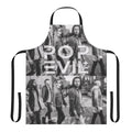 Pop Evil concert-themed apron with band logo