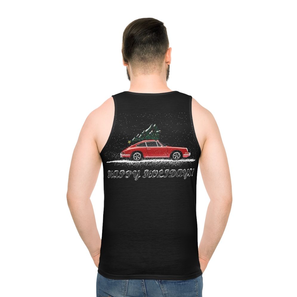 Porsche 911 Christmas Holiday Unisex Tank Top
