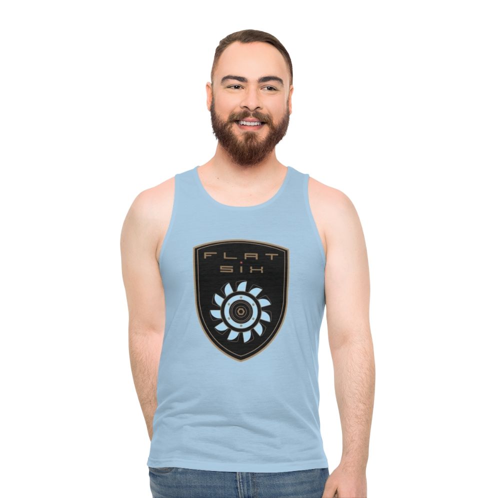 Porsche 911 Flat Six Emblem Tank Top