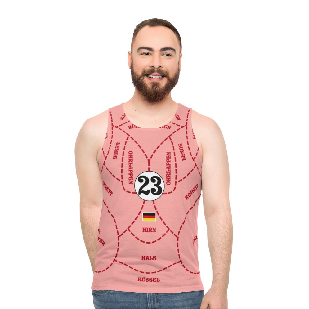 Vintage Porsche 917 #23 motorsports tank top