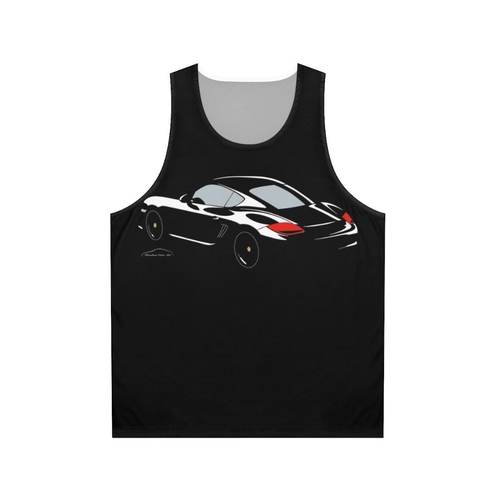 Porsche Cayman S sports car unisex tank top