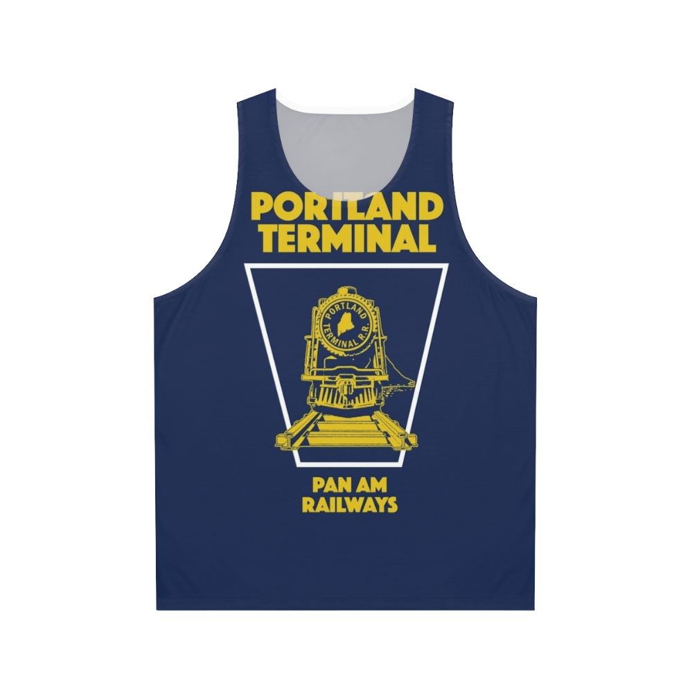 Portland Terminal Train Emblem Unisex Tank Top