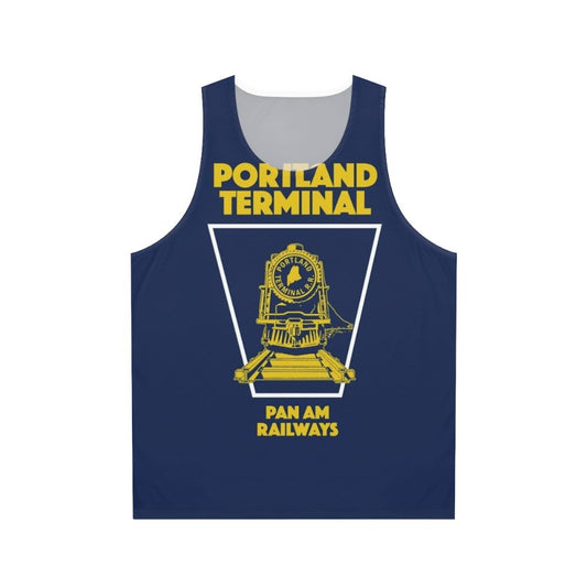 Portland Terminal Train Emblem Unisex Tank Top