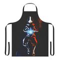 Apron featuring positive and negative chakras design inspired by Avatar: The Last Airbender and The Legend of Korra