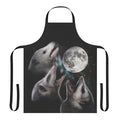 Possum Moon Howling Wolf Apron