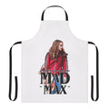 Post-apocalyptic dystopian apron with Stranger Things-inspired graphic design