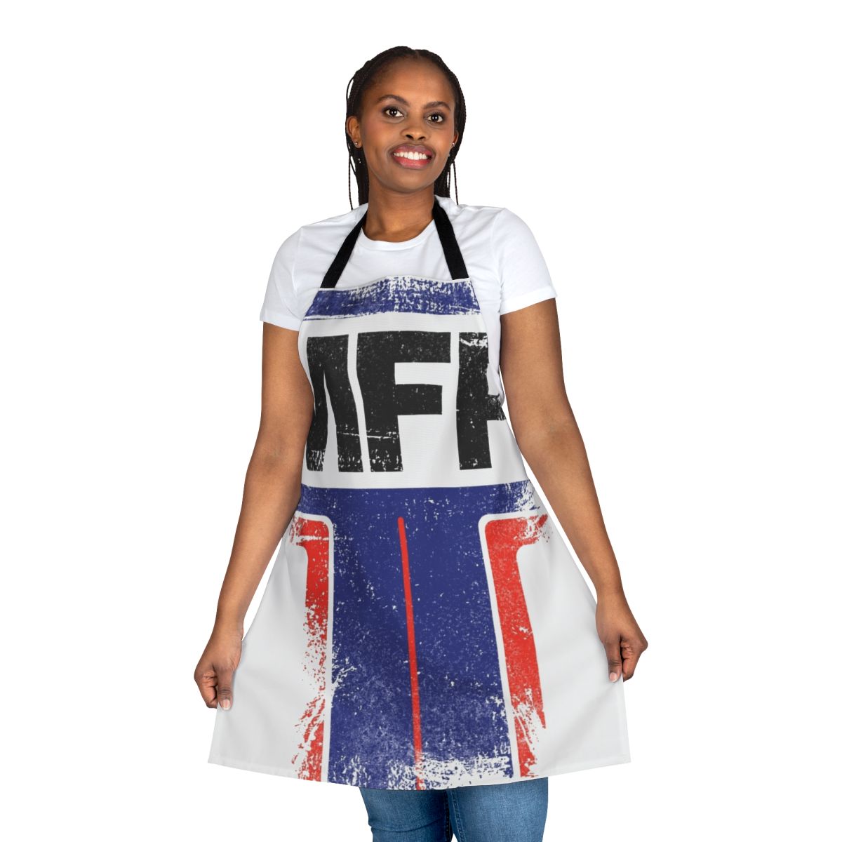 Post-apocalyptic style apron inspired by the Mad Max movie series