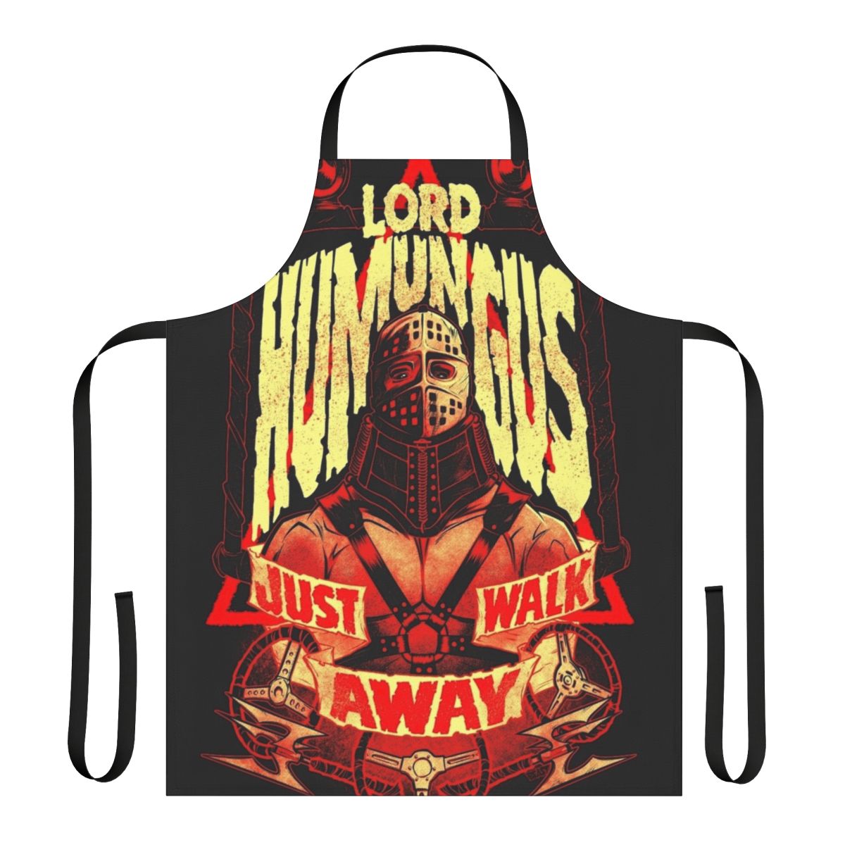 "Post-Apocalyptic Road Warrior Inspired Apron for Cooking and Grilling"