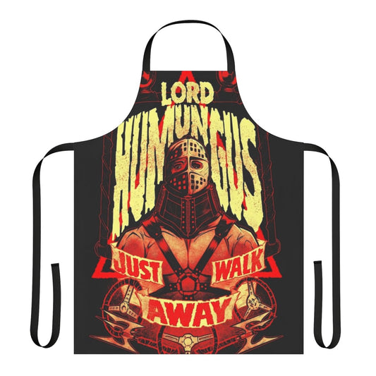 Post-apocalyptic style apron with Mad Max-inspired "Lord Humungus" design
