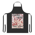 "Stylish apron featuring the Viagra Boys 'Street Worms' band logo and design"