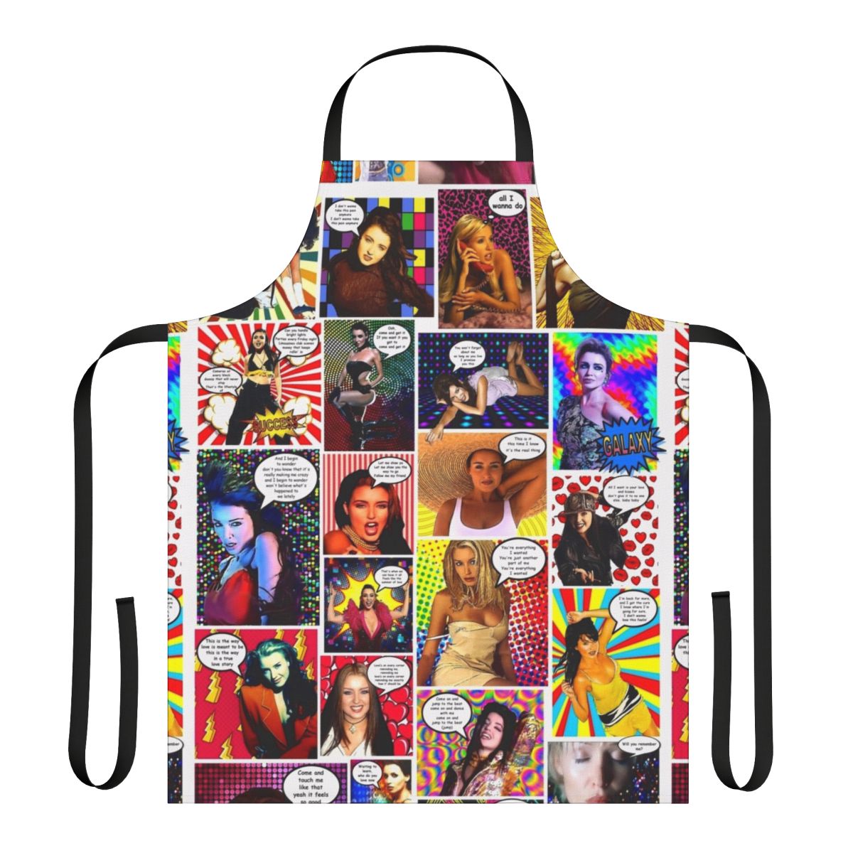 Pow Wow 30 inspired apron with Dannii Minogue's signature design