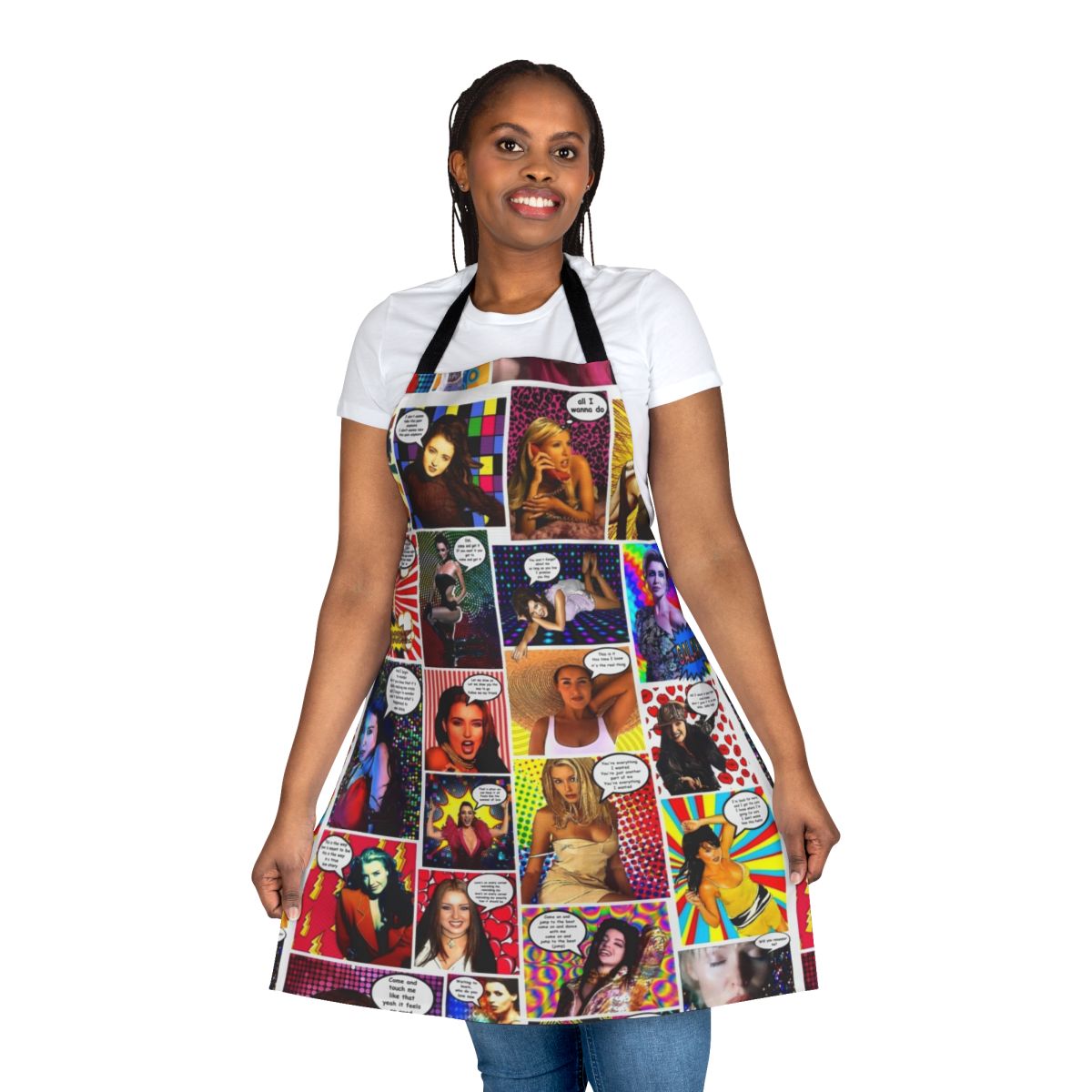 Pow Wow 30 inspired apron with Dannii Minogue's signature design