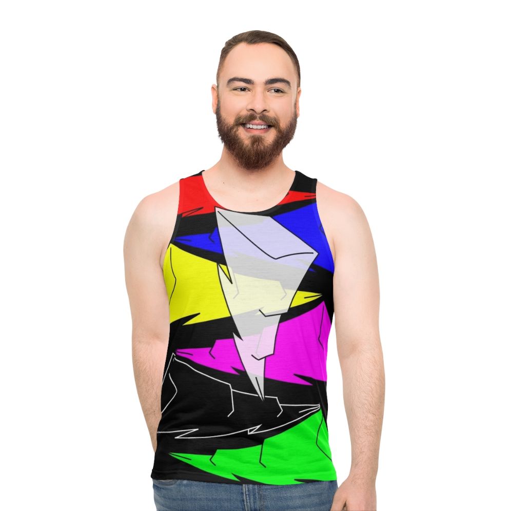 Mighty Morphin Power Rangers Lightning Unisex Tank Top