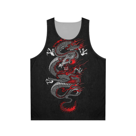 Powerful Asian Dragon Unisex Tank Top