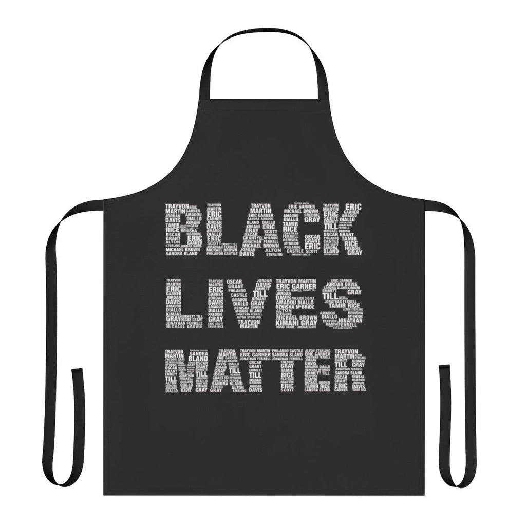 Black Lives Matter Apron with Powerful Protest Messaging