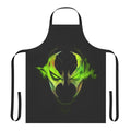 Powerful dark apron with green and demonic designs, perfect for superhero and spawn enthusiasts.